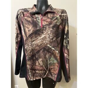 Gander Mountain Women's Guide Series athletic top size L gorpcore camo camping